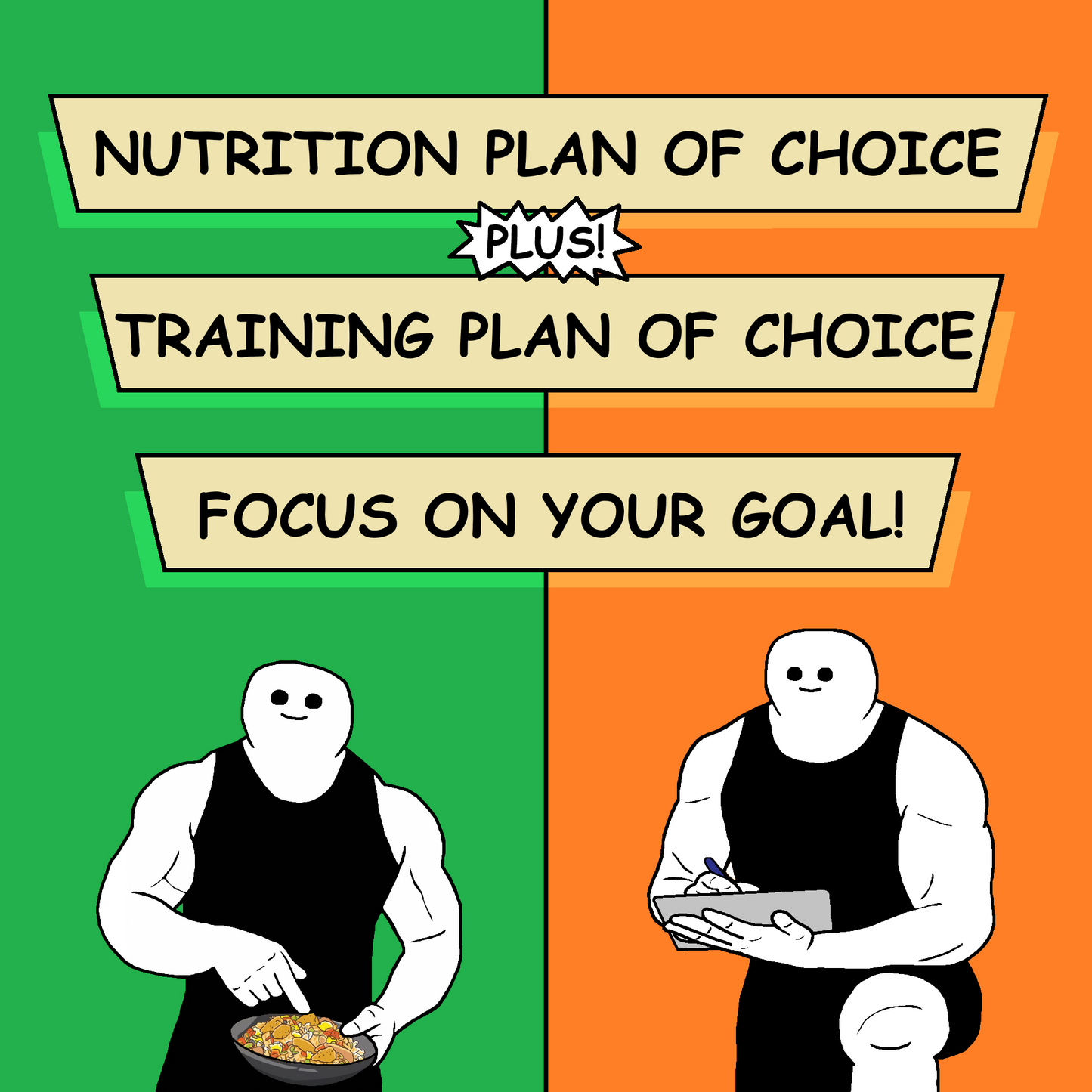 1 TRAINING PLAN + 1 NUTRITION PLAN